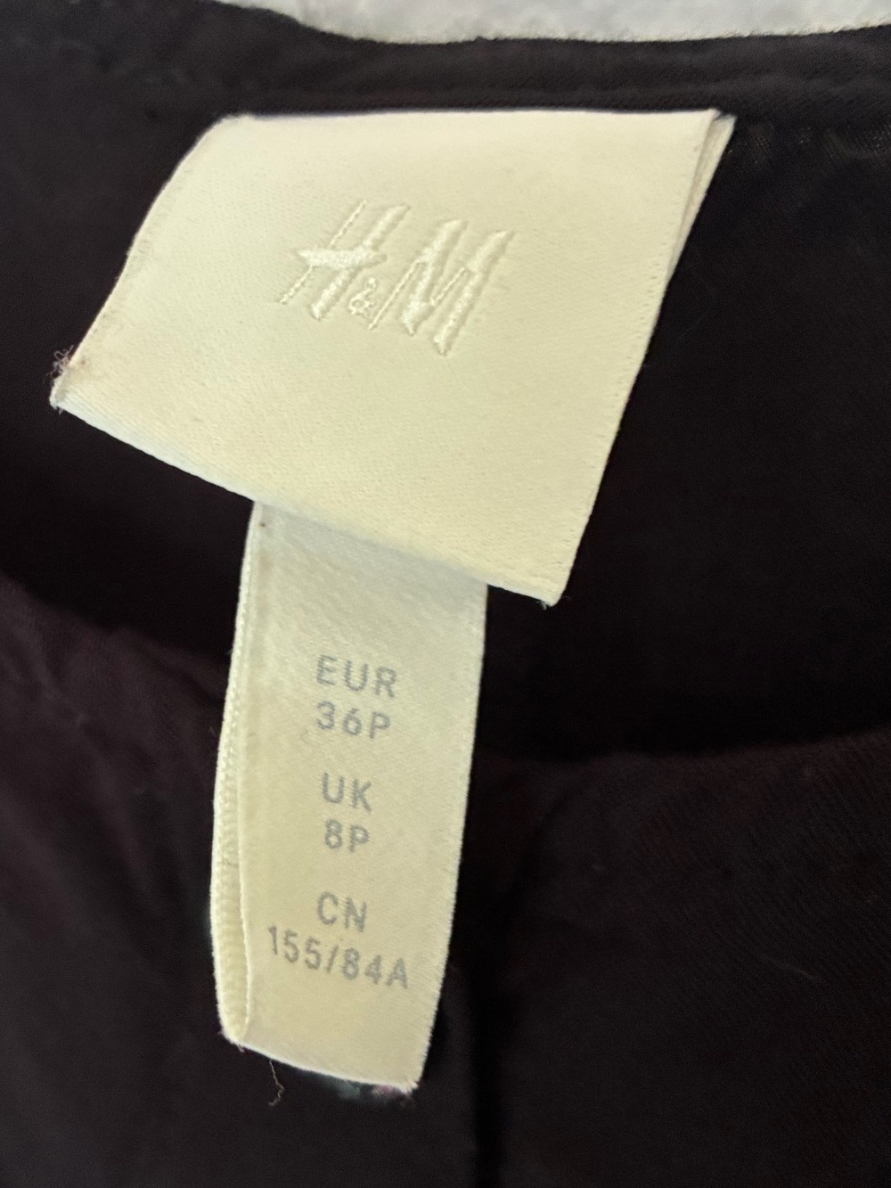 H&M Black Button-Front Mini Dress - Picture 2 of 4